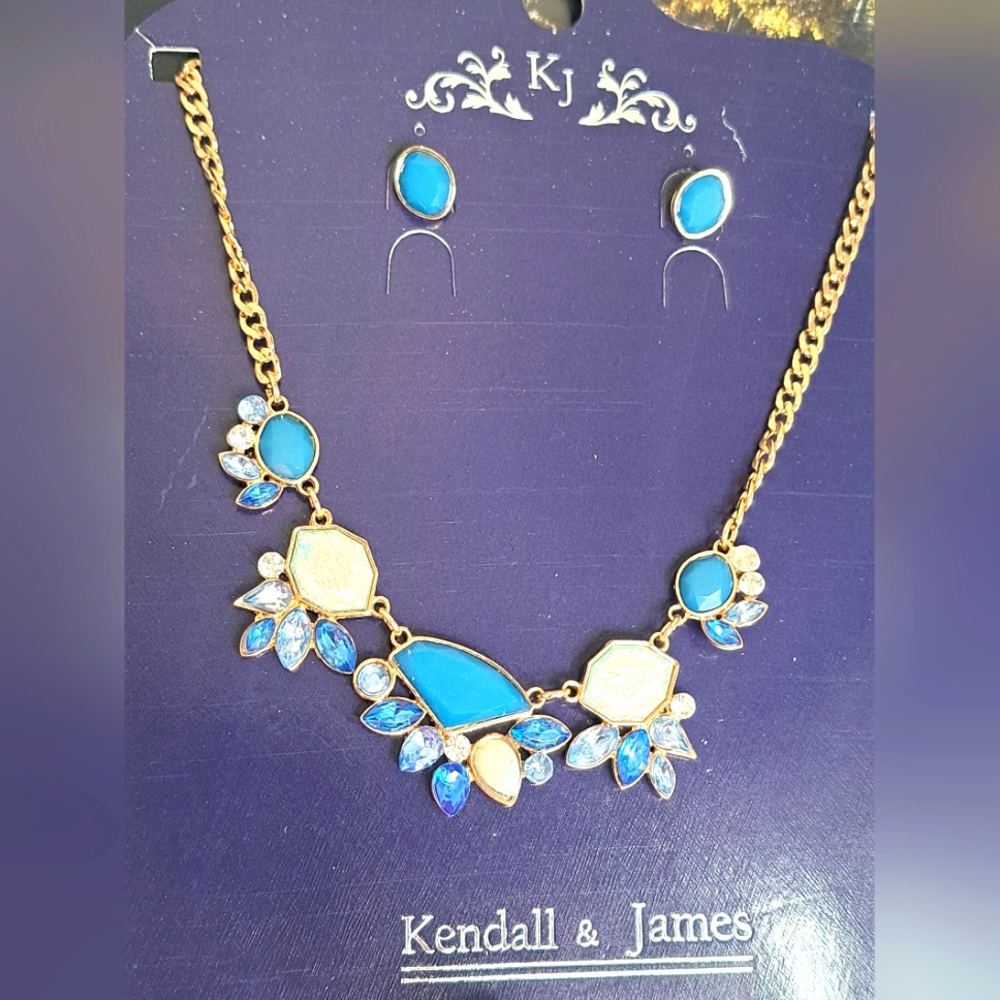 Kendall & James Necklace & Earrings Set.. #NEW